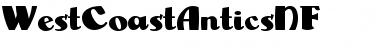 Download WestCoastAnticsNF Regular Font Title Preview