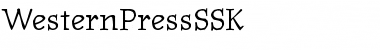 Download WesternPressSSK Regular Font Title Preview