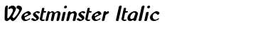 Download Westminster Italic Font Title Preview