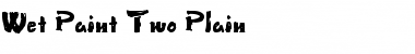 Download Wet Paint Two Regular Font Title Preview