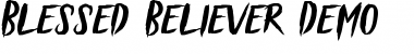 Download Blessed Believer Regular Font Title Preview