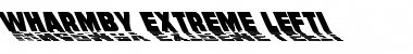 Download Wharmby Extreme Lefti Regular Font Title Preview