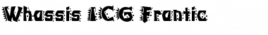 Download Whassis ICG Frantic Regular Font Title Preview