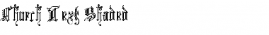 Download Church Text 'Shaded' Regular Font Title Preview