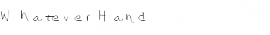 Download Whatever Hand Regular Font Title Preview