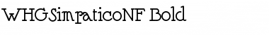 Download WHGSimpaticoNF Bold Font Title Preview