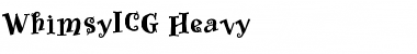 Download WhimsyICG Heavy Font Title Preview