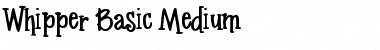 Download Whipper Basic Medium Font Title Preview