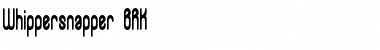 Download Whippersnapper BRK Normal Font Title Preview