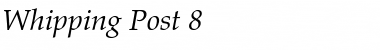 Download Whipping Post 8 Italic Font Title Preview