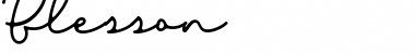 Download Blesson Regular Font Title Preview
