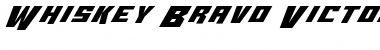 Whiskey Bravo Victor Ex Ex Font Title Preview Whiskey Bravo Victor Ex Ex Font Title Preview