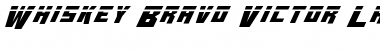 Download Whiskey Bravo Victor Laser Laser Font Title Preview