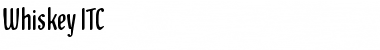 Download Whiskey ITC Bold Font Title Preview