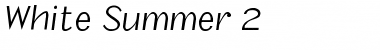 Download White Summer 2 Regular Font Title Preview