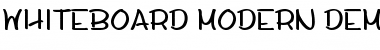 Download Whiteboard Modern Regular Font Title Preview