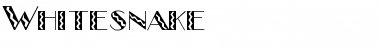 Download Whitesnake Regular Font Title Preview