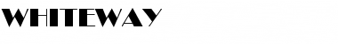 Download WHITEWAY Regular Font Title Preview