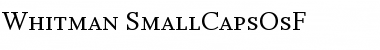 Download Whitman-SmallCapsOsF Regular Font Title Preview
