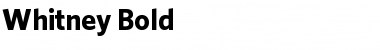 Download Whitney Bold Font Title Preview