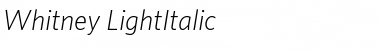 Download Whitney Medium Italic Font Title Preview