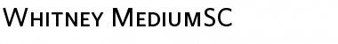 Download Whitney Medium Font Title Preview