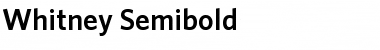 Download Whitney Medium Font Title Preview