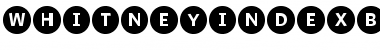 Download WhitneyIndexBlack Medium Font Title Preview