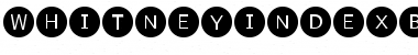 Download WhitneyIndexBlack Medium Font Title Preview