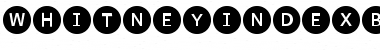 Download WhitneyIndexBlack Medium Font Title Preview