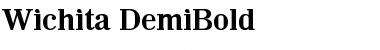 Download Wichita-DemiBold Regular Font Title Preview