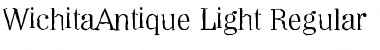 Download WichitaAntique-Light Regular Font Title Preview