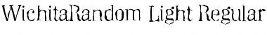 Download WichitaRandom-Light Regular Font Title Preview