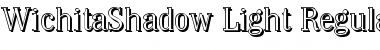 Download WichitaShadow-Light Regular Font Title Preview