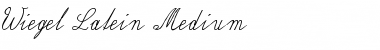 Download Wiegel Latein Medium Regular Font Title Preview