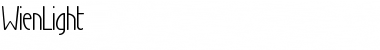Download WienLight Normal Font Title Preview