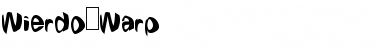 Download Wierdo Warp Normal Font Title Preview