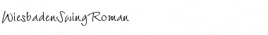 Download WiesbadenSwingRoman Roman Font Title Preview