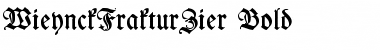 Download WieynckFrakturZier Bold Font Title Preview
