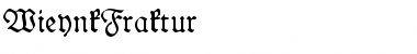 Download WieynkFraktur Regular Font Title Preview