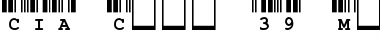 Download CIA Code 39 Medium Text Regular Font Title Preview