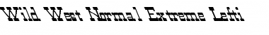 Download Wild West-Normal Extreme Lefti Regular Font Title Preview