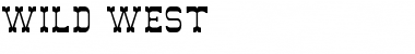 Download Wild West normal Font Title Preview