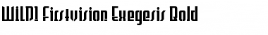 Download WILD1 Firstvision Exegesis Bold Font Title Preview