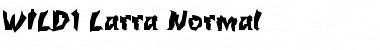Download WILD1 Larra Regular Font Title Preview