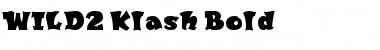 Download WILD2 Klash Bold Font Title Preview
