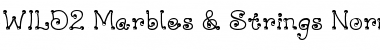 Download WILD2 Marbles & Strings Normal Font Title Preview