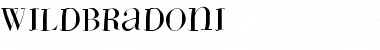 Download WildBradoni Regular Font Title Preview