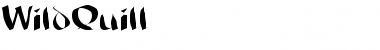 Download WildQuill Regular Font Title Preview