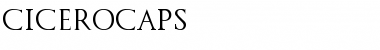 Download CiceroCaps Medium Font Title Preview